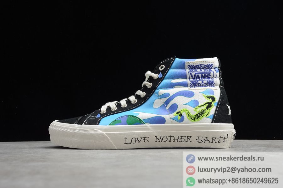 Vans Style 238 Love Mother Earth Multi Black VN0A3JFIWZ2 Unisex Skate Shoes